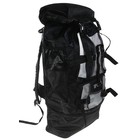 Рюкзак туристический SPORT, трансформер, 1 отдел, 5 наружных карманов, усиленная спинка, объём - 33/40л, чёрный/серый - Фото 2