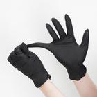 Перчатки хозяйственные нитриловые Household Gloves, текстурированные на пальцах, размер L, 3 гр, цвет чёрный - Фото 2