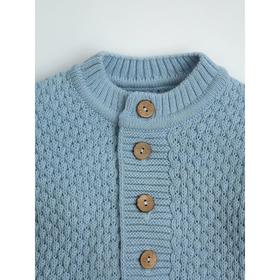 

Комбинезон детский Pure Love Wool, вязаный, рост 86 см, цвет голубой