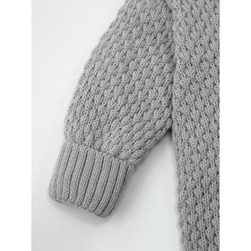 

Комбинезон детский Pure Love Wool, вязаный, рост 74 см, цвет серый