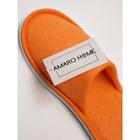 Тапочки женские AmaroHome, размер 36-38, цвет персик - Фото 7