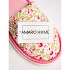 Тапочки женские AmaroHome, размер 36-38, цвет розовый - Фото 7