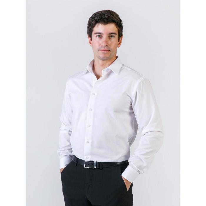 Рубашка мужская, рост 182-186, размер 42, цвет белый
