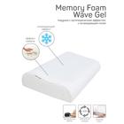 Подушка Memory Foam Wave Gel, размер 60х40х13/11 см - фото 295171351