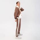 Костюм женский (свитшот, брюки) MINAKU: Casual Collection цвет экрю, размер 44 - Фото 2