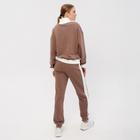 Костюм женский (свитшот, брюки) MINAKU: Casual Collection цвет экрю, размер 44 - Фото 3