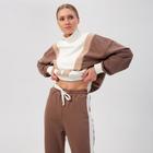 Костюм женский (свитшот, брюки) MINAKU: Casual Collection цвет экрю, размер 44 - Фото 5