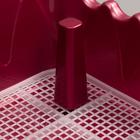 Туалет "Риф" со столбиком, для собак, 55 х 40 см, рубиновый перламутр - Фото 2