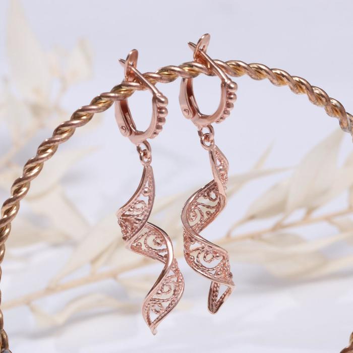 Серьги «Спираль» - Фото 1