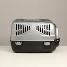 Переноска для животных "Сириус", 33,5 х 31 х 50 см, серый перламутр - Фото 3