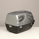 Переноска для животных "Сириус", 33,5 х 31 х 50 см, серый перламутр - Фото 4