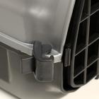 Переноска для животных "Сириус", 33,5 х 31 х 50 см, серый перламутр - Фото 5