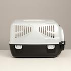Переноска для животных "Сириус", 33,5 х 31 х 50 см, белый перламутр - Фото 3