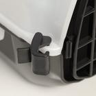 Переноска для животных "Сириус", 33,5 х 31 х 50 см, белый перламутр - Фото 5