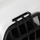 Переноска для животных "Сириус", 33,5 х 31 х 50 см, белый перламутр - Фото 6