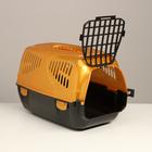 Переноска для животных "Сириус", 33,5 х 31 х 50 см, золотой перламутр - Фото 2