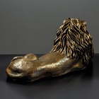 Фигурка «Лев на отдыхе», левый, гипс под бронзу, 70×35×25 см - Фото 4