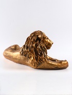 Фигурка «Лев на отдыхе», левый, гипс под бронзу, 70×35×25 см - Фото 5
