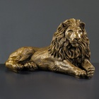 Фигура гипс «Лев на отдыхе», под бронзу, 65×35×32 см - Фото 2