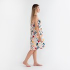 Полотенце - парео для бани «Цветочное поле», 80×150±4 см, 100% хлопок, вафельное, 160 г/м² - Фото 2