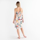 Полотенце - парео для бани «Цветочное поле», 80×150±4 см, 100% хлопок, вафельное, 160 г/м² - Фото 3