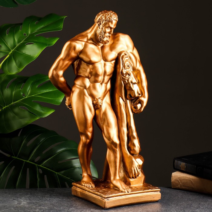 Фигура "Геракл" бронза, 15х24х46см - Фото 1