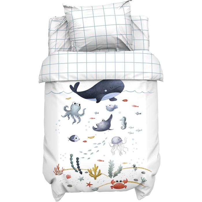 Постельное бельё ясельное «Крошка Я. Морские друзья», бязь - Фото 1