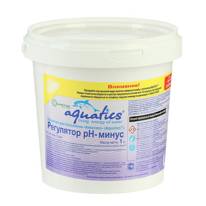 Регулятор pH Aquatics минус гранулы, 1 кг - Фото 1