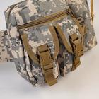 Сумка поясная "Аdventure", камуфляж, микс, с доп карманом - фото 22563189