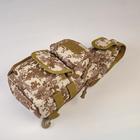 Рюкзак туристический "Аdventure" мужской, нейлон, камуфляж микс - Фото 9