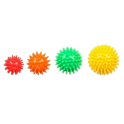 Мячи массажные развивающие Крошка Я «Ёжики», ø5, 6, 7, 8 см, от 6 мес., в наборе 4 шт.