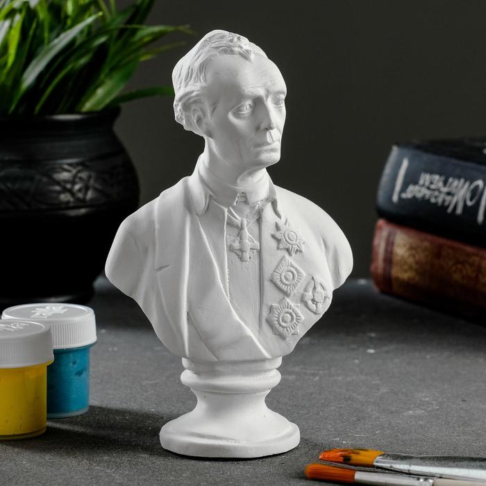 Бюст «Суворов», фигурка гипс, 13×10×5 см - Фото 1
