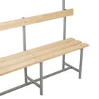 Скамья СВТ-5 (с крючками), 1500х395х1765 - Фото 3