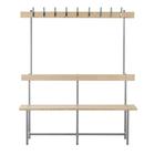 Скамья СВТ-5 (с крючками), 1500х395х1765 - Фото 4