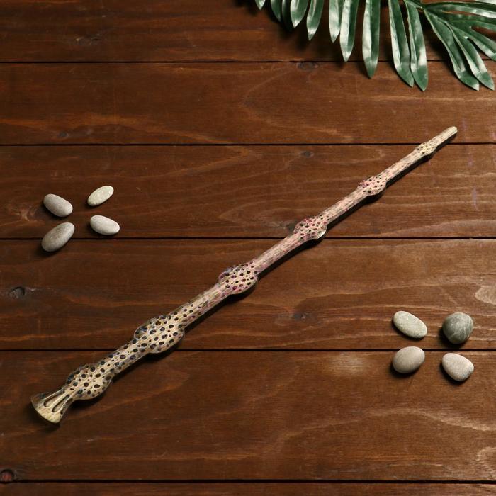 Сувенир деревянный "Волшебная бузинная палочка №1" - фото 1905783441