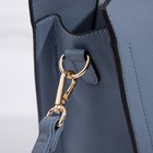 Сумка-тоут на молнии, цвет синий - Фото 5