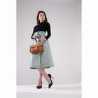 Сумка-мессенджер, отдел на клапане, наружный карман, цвет коричневый - Фото 4