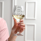 Бокал для вина с надписью «Stories не хозяйка», 350 мл - Фото 2