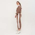 Костюм женский (свитшот, брюки) MINAKU: Casual Collection цвет экрю, размер 52 - Фото 2
