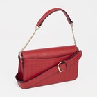 Сумка-мессенджер на клапане, наружный карман, цвет красный - Фото 2