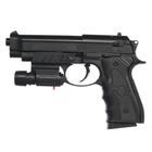 Пистолет страйкбольный "Galaxy" Beretta 92, c лазерным прицелом, кал. 6 мм - Фото 4
