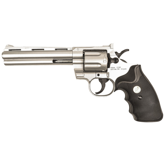 Пистолет страйкбольный "Galaxy" Colt Python, черный, кал. 6 мм - фото 1905783529