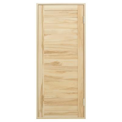 Дверь для бани и сауны из шпунтованной доски, ЛИПА Эконом, 170х70 см