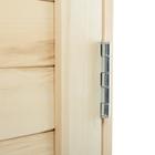 Дверь для бани и сауны «Эконом», 190×70 см, шпунтованная доска - Фото 3