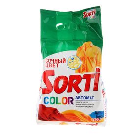 Порошок стиральный  Sorti Сочный цвет Color Автомат м/у 1.5 кг