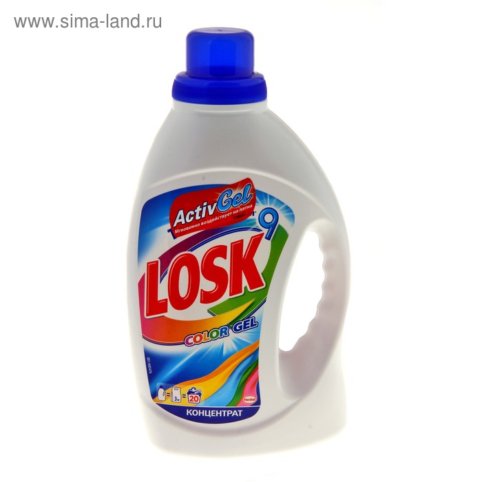 Гель для стирки Losk Color, концентрат, 1,46 л - Фото 1