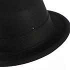 Карнавальная шляпа «Цилиндр», чёрная, уценка - Фото 2