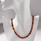 Бусы рис «Сердолик», 50 см - Фото 8