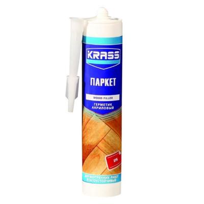 Герметик KRASS, акриловый, по дереву, сосна, 300 мл