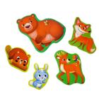 Макси - пазлы «Лесные жители», 5 пазлов, 20 деталей - Фото 2